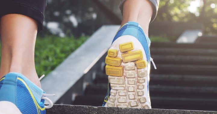 at-home cardio workout using stairs