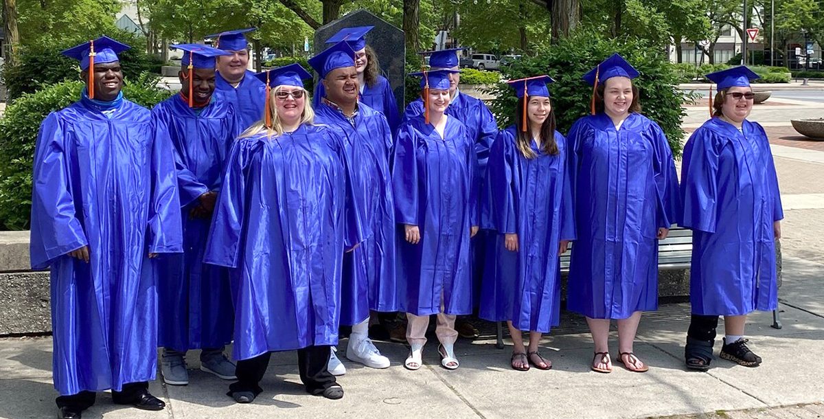 a group of project search graduates