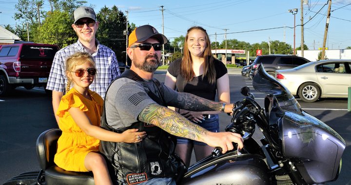 Rob Berger with his family.