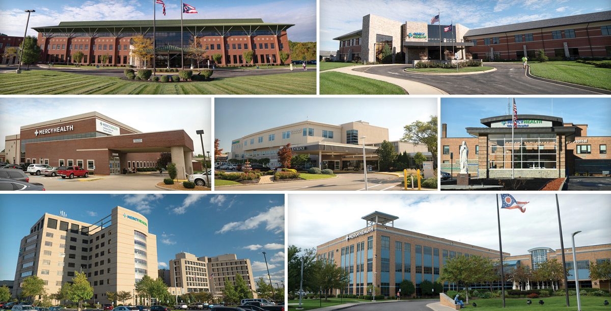 The seven hospitals that won the awards.