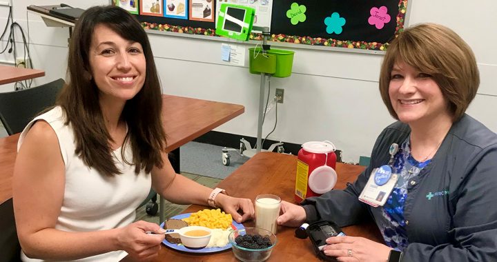 Kristina Sinegal, diabetes educator, and Debbie Hlad, diabetes education manager